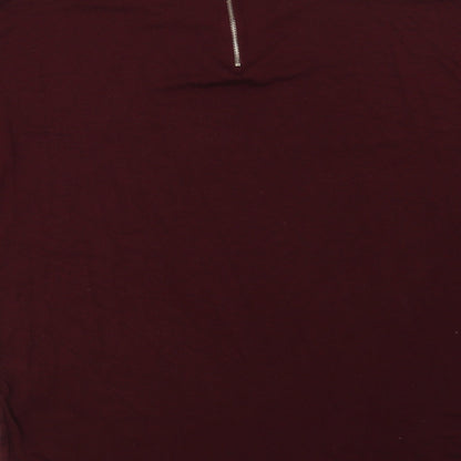 Peacocks Womens Red   Basic Blouse Size 12