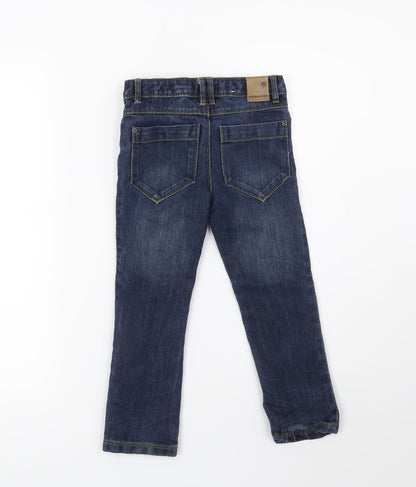 Vertbaudet Boys Blue   Straight Jeans Size 5 Years