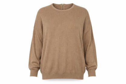 Atmosphere Womens Brown Striped  Pullover Jumper Size 14