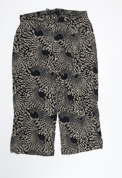 Womens UK Size 42 in Preworn Regular Fit  Black Trousers
