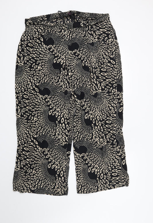 Womens UK Size 42 in Preworn Regular Fit  Black Trousers