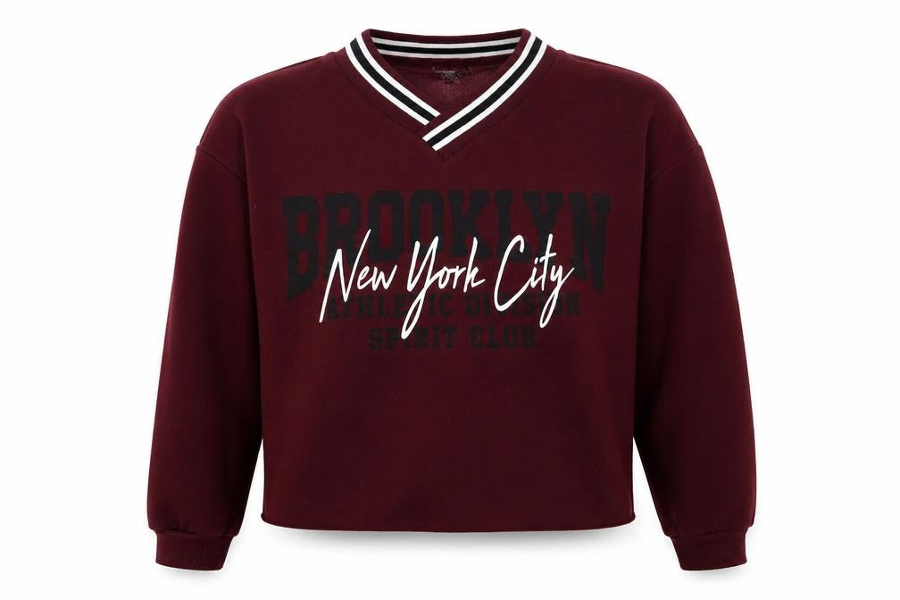 Primark Womens Red   Pullover Sweatshirt Size 12