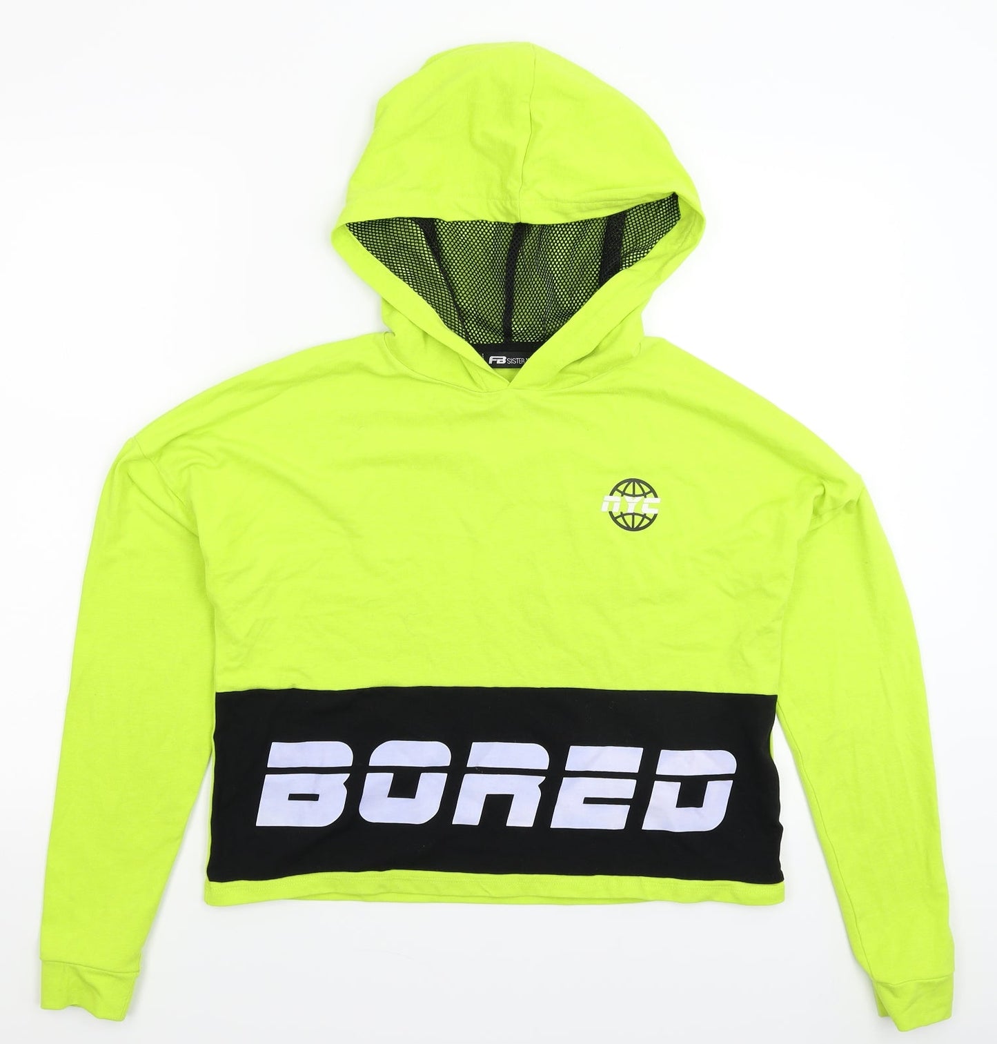 FB Sister Womens Green   Pullover Hoodie Size XS