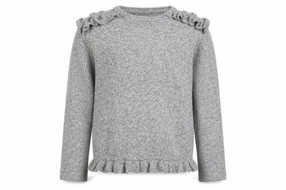 River Island Girls Grey  Knit Pullover Jumper Size 10 Years