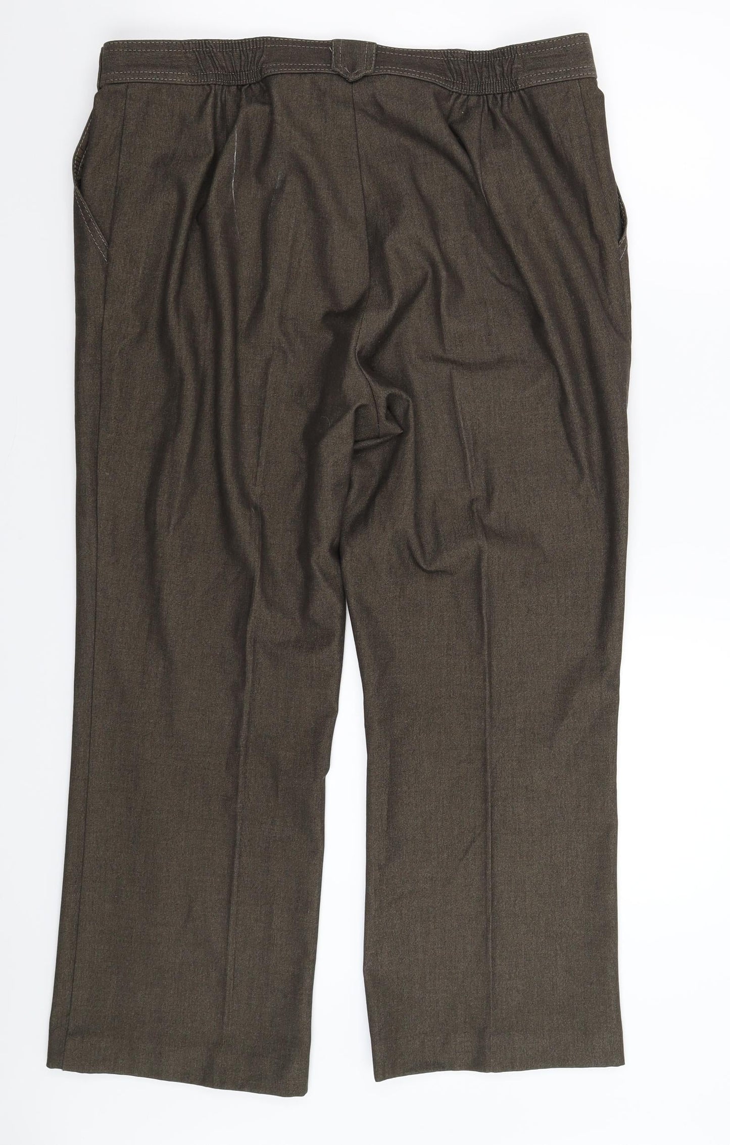 Womens UK Size 16 Marks and Spencer Regular Fit  Grey Trousers