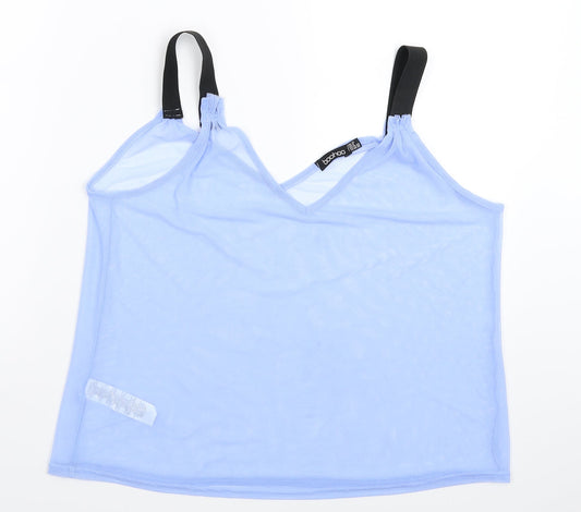 Boohoo Womens Blue   Basic Tank Size 12
