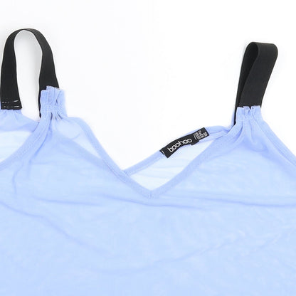 Boohoo Womens Blue   Basic Tank Size 12