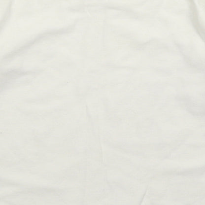 Cherokee Girls White  Knit Pullover Jumper Size 5-6 Years