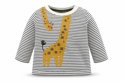 F&F Baby Multicoloured Striped  Basic T-Shirt Size 3-6 Months