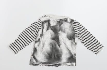 F&F Baby Multicoloured Striped  Basic T-Shirt Size 3-6 Months