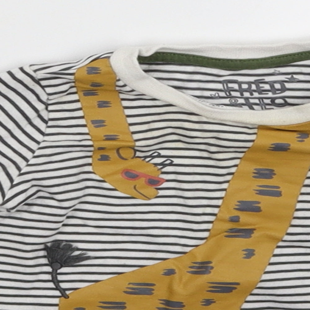 F&F Baby Multicoloured Striped  Basic T-Shirt Size 3-6 Months
