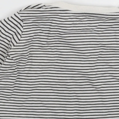 F&F Baby Multicoloured Striped  Basic T-Shirt Size 3-6 Months