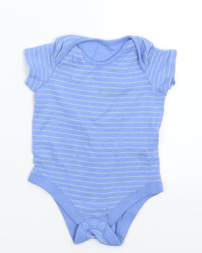F&F Baby Blue Striped  Babygrow One-Piece Size 6-9 Months