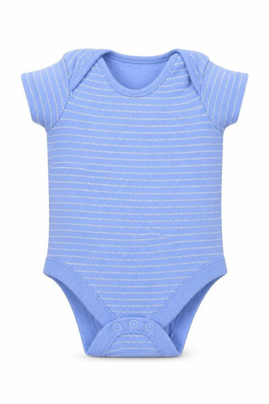 F&F Baby Blue Striped  Babygrow One-Piece Size 6-9 Months