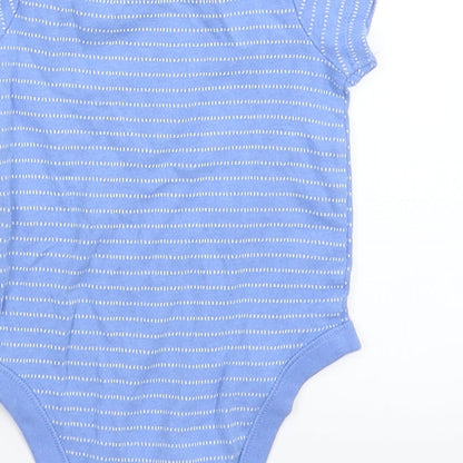 F&F Baby Blue Striped  Babygrow One-Piece Size 6-9 Months