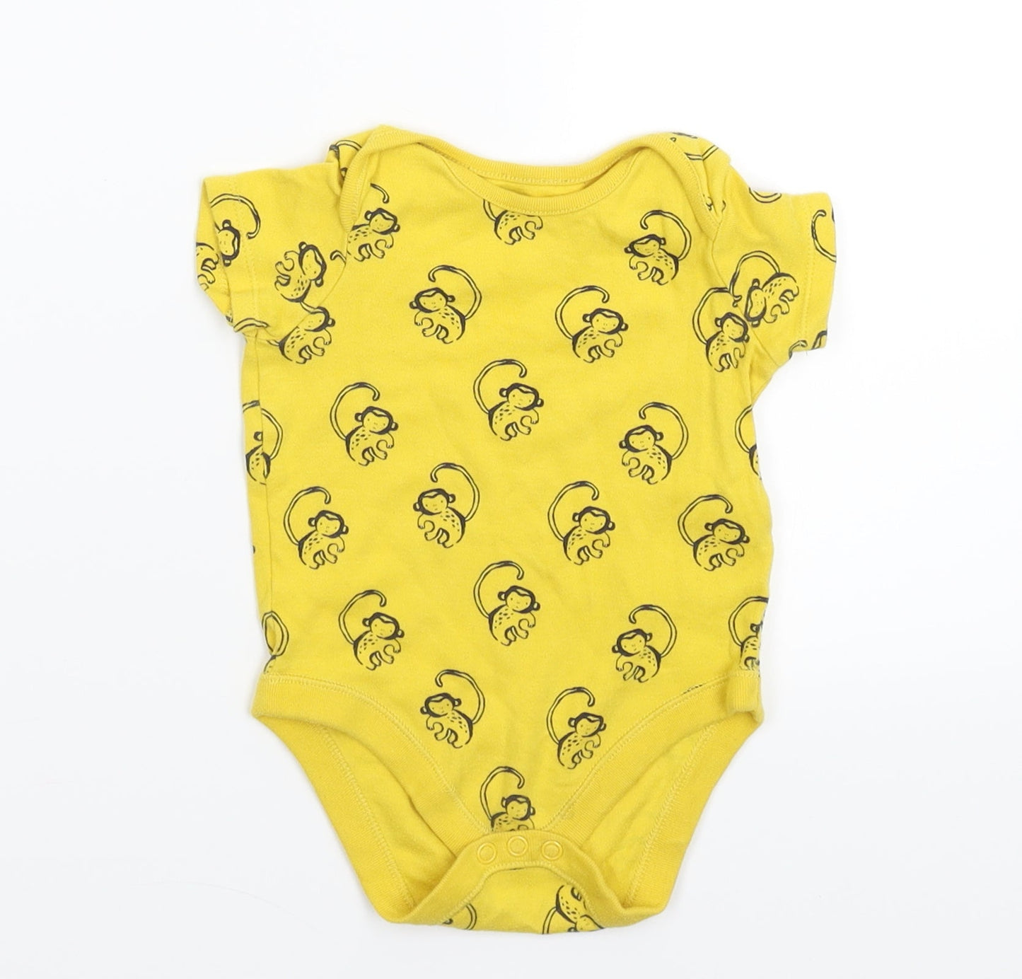 F&F Baby Yellow   Babygrow One-Piece Size 6-9 Months