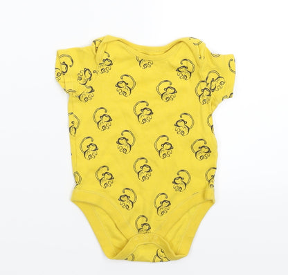 F&F Baby Yellow   Babygrow One-Piece Size 6-9 Months