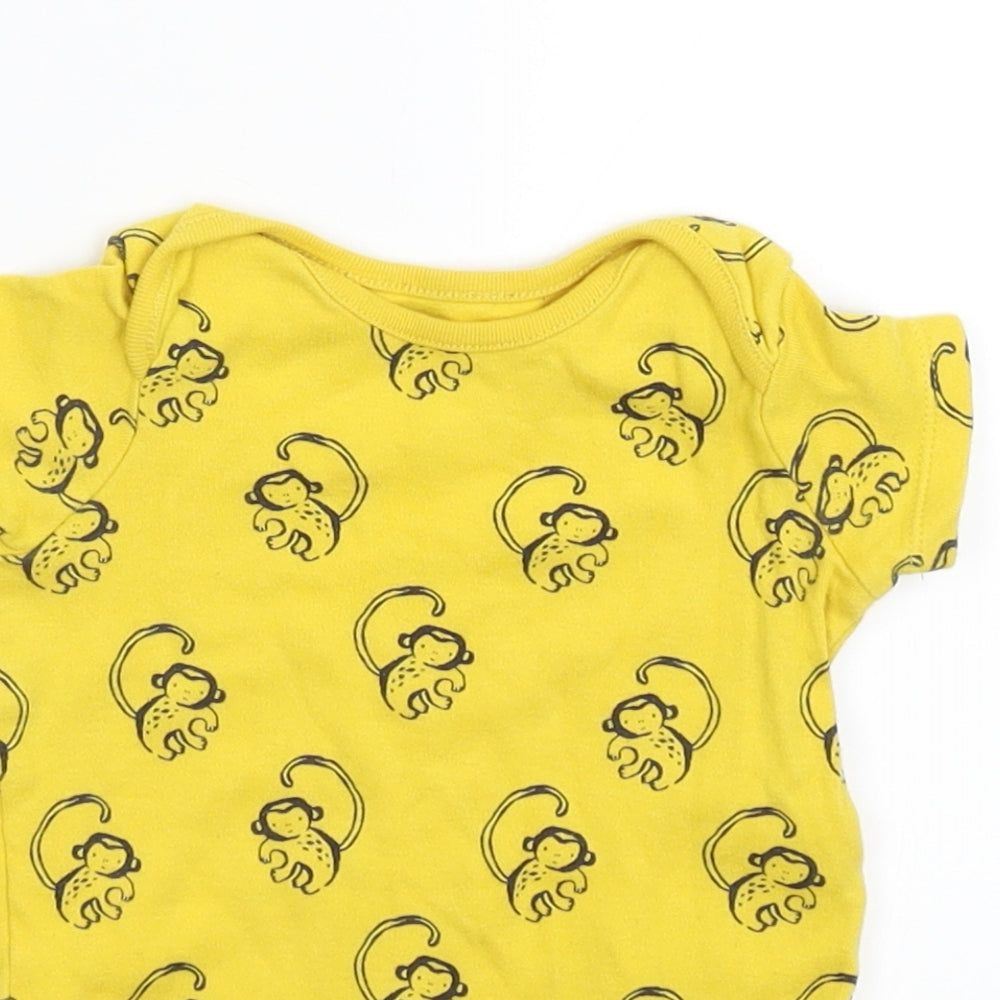 F&F Baby Yellow   Babygrow One-Piece Size 6-9 Months