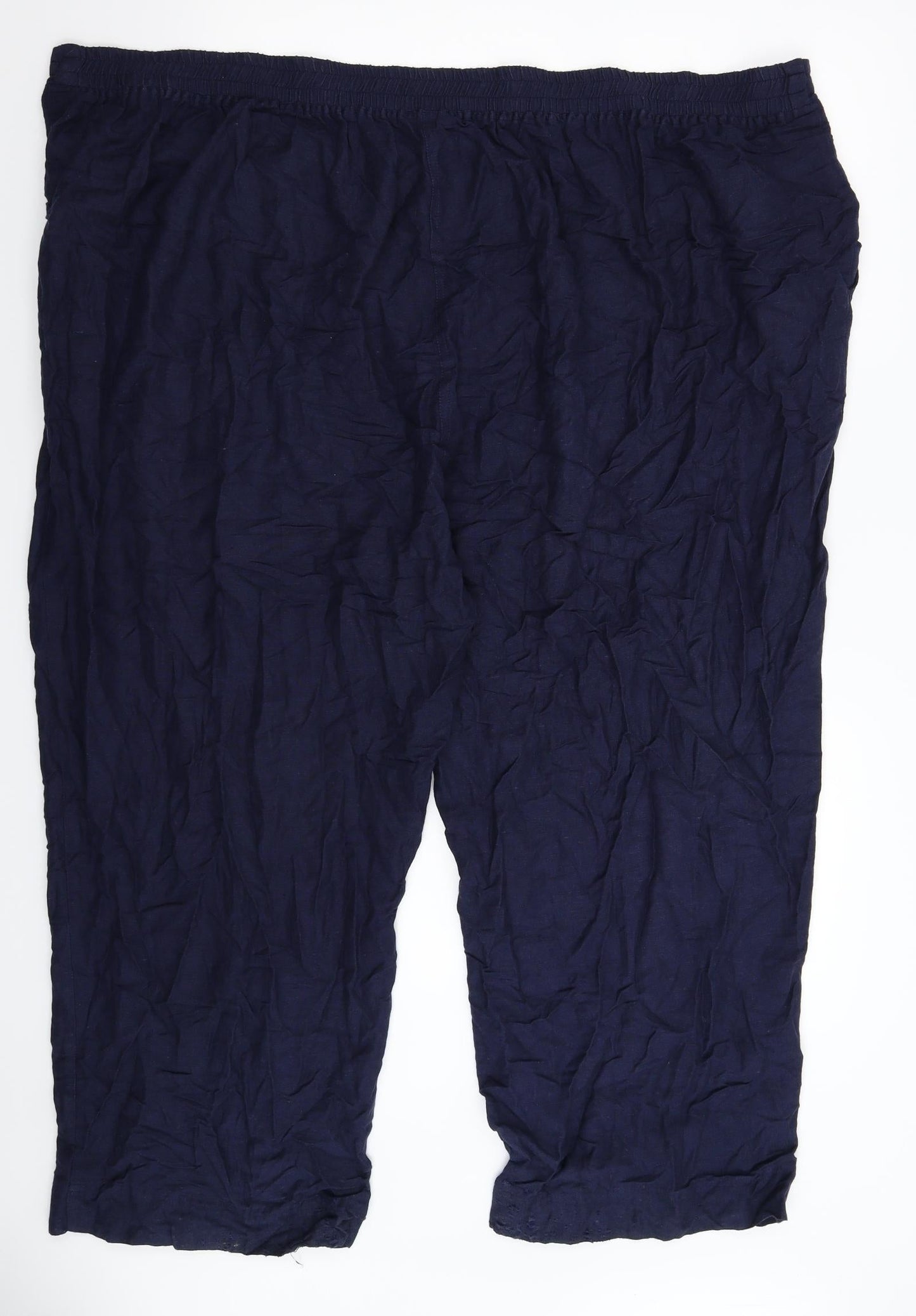 Womens UK Size 50 in Label Be Regular Fit  Blue Trousers