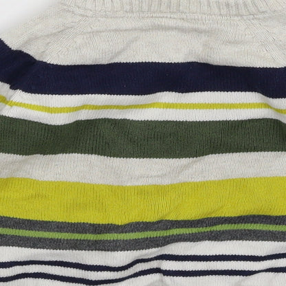H&M Baby Multicoloured Striped Knit Pullover Jumper Size 6-9 Months