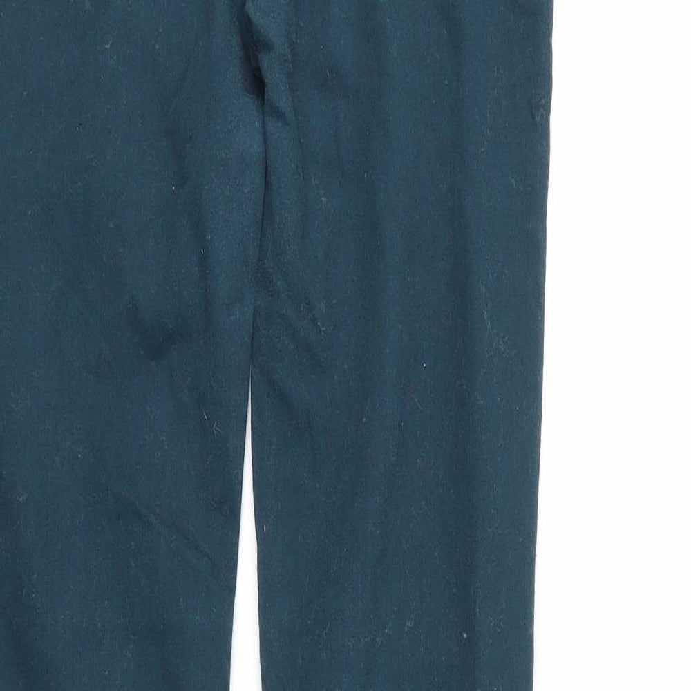 Womens UK Size 12 DenimCo Regular Fit Skinny Green Jeans