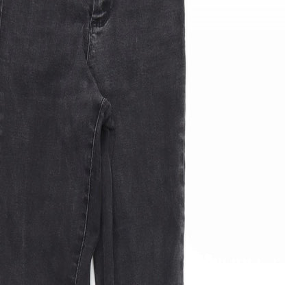 Womens UK Size 8 DenimCo Regular Fit Skinny Black Jeans