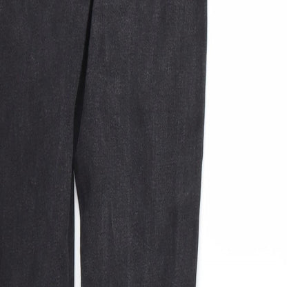 Womens UK Size 8 DenimCo Regular Fit Skinny Black Jeans