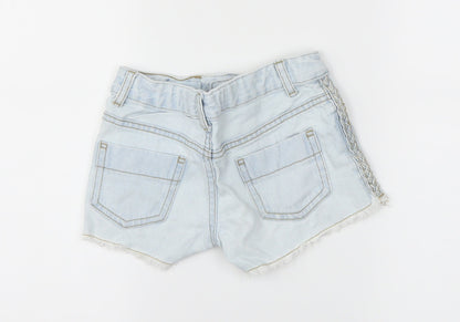 DenimCo Girls Blue  Denim Hot Pants Shorts Size 7-8 Years