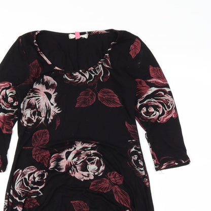 Womens UK Size 10 Miso Black Basic Blouse