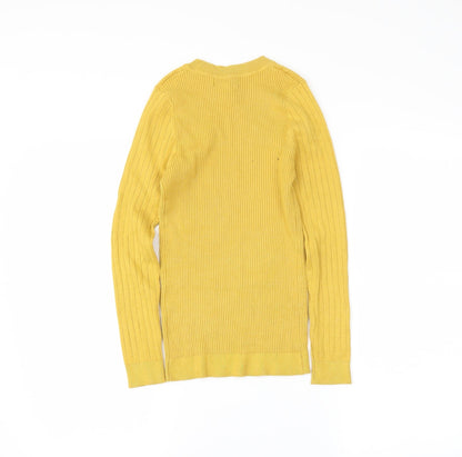 New Look Womens Yellow   Tunic Jumper Size 6