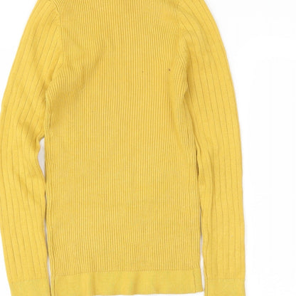 New Look Womens Yellow   Tunic Jumper Size 6