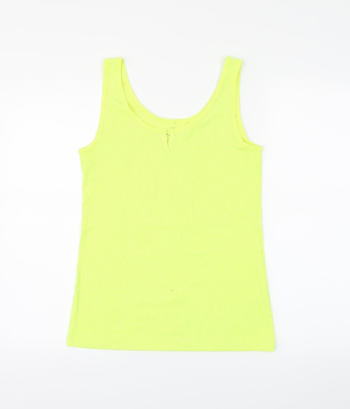 F&F Womens Yellow   Basic Tank Size 14