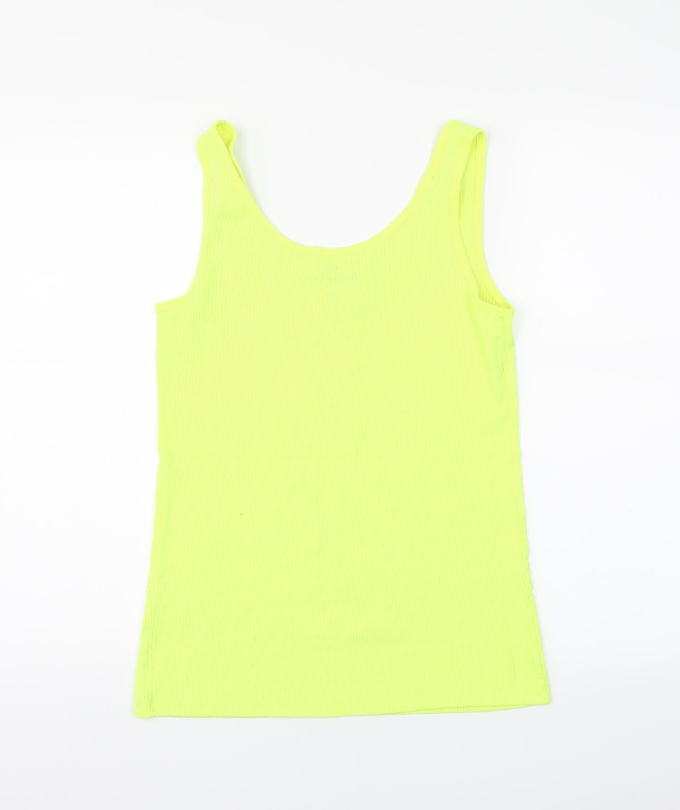 F&F Womens Yellow   Basic Tank Size 14
