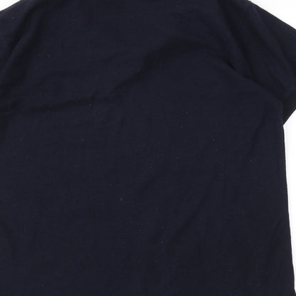 JHK Mens Blue    Polo Size M