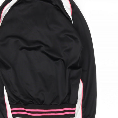 Fashion Girls Black   Varsity Jacket Jacket Size 14 Years