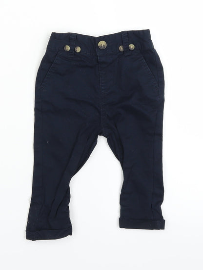 Matalan Baby Blue   Capri Trousers Size 6-9 Months