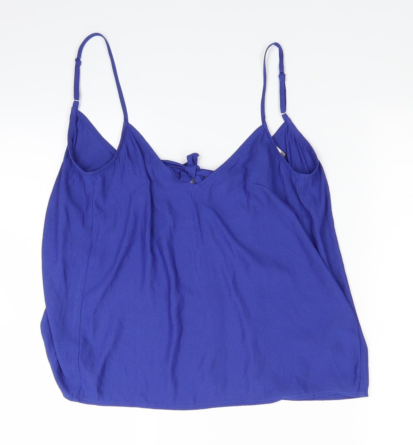 Womens UK Size 4 H&M Blue Basic Blouse