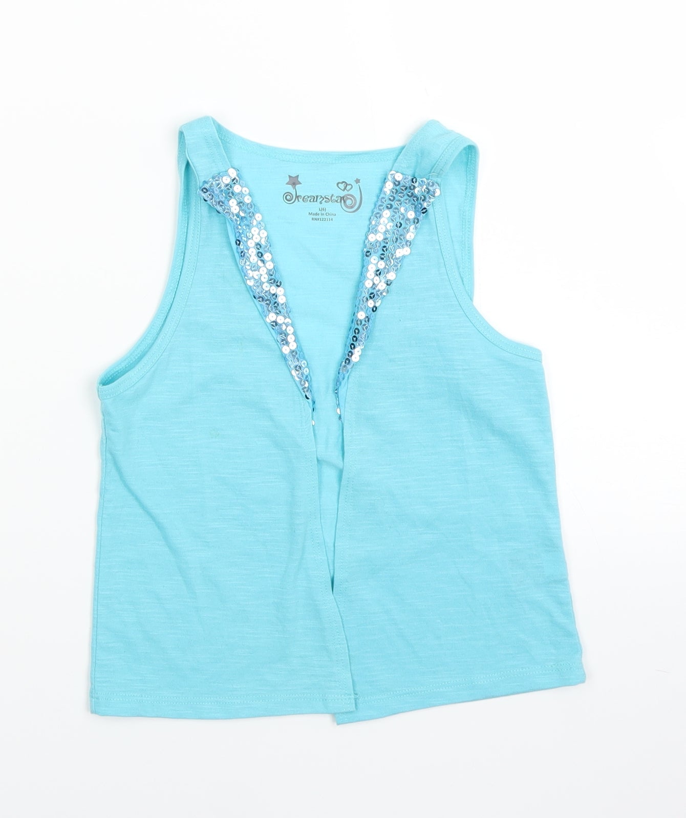 DREAMSTAR Womens Blue   Shrug Jumper Size 6
