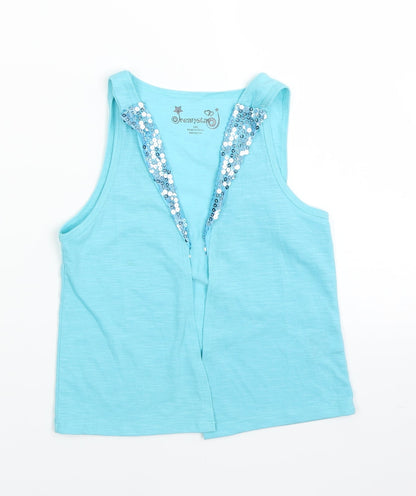 DREAMSTAR Womens Blue   Shrug Jumper Size 6