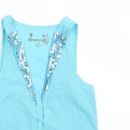 DREAMSTAR Womens Blue   Shrug Jumper Size 6
