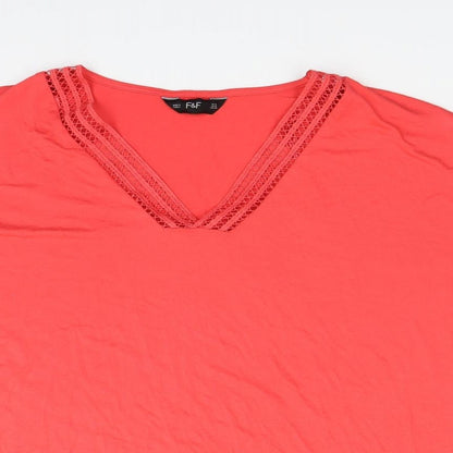 F&F Womens Pink   Basic Button-Up Size 16