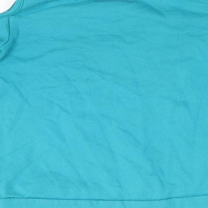 Kidtopia Girls Blue   Pullover Jumper Size 7-8 Years  - Shoulder cut out