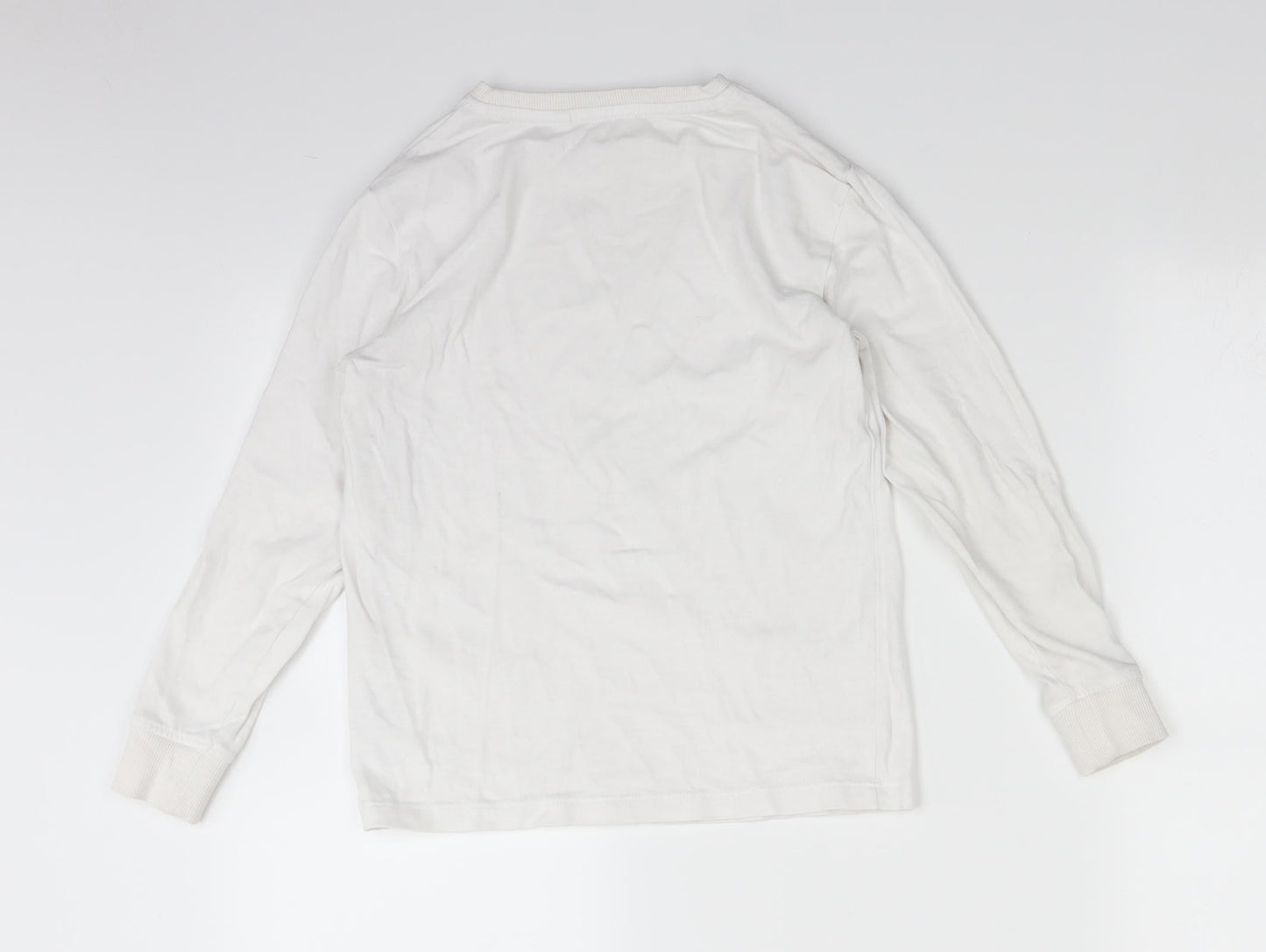 NEXT Boys White   Basic T-Shirt Size 8 Years