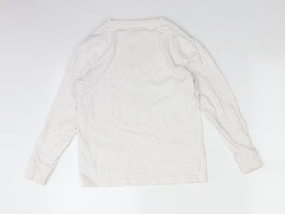 NEXT Boys White   Basic T-Shirt Size 8 Years