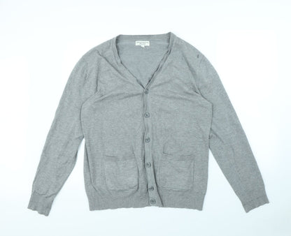Christiano Baldinucci Womens Grey   Cardigan Jumper Size L