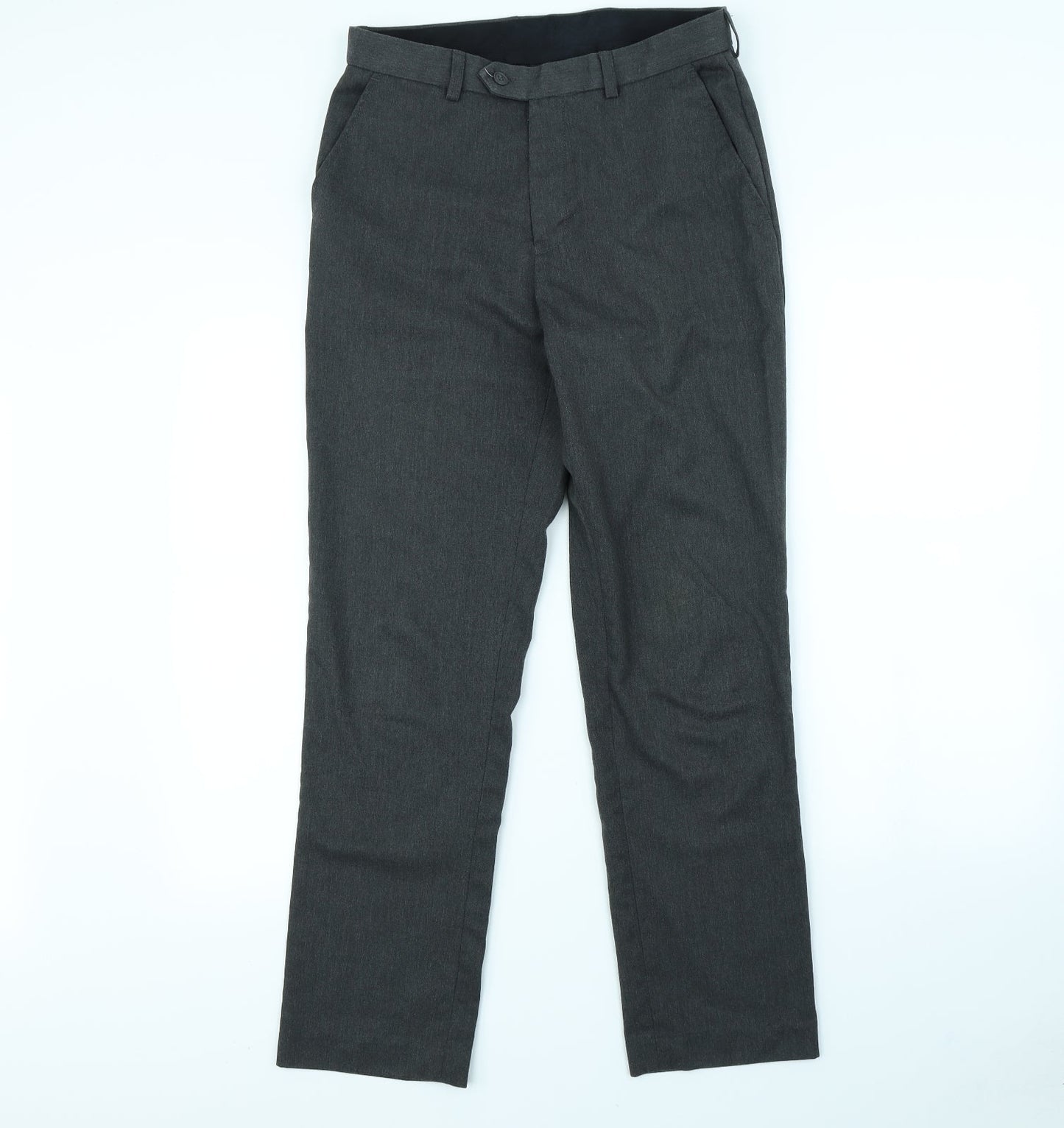 Banner Mens Grey   Dress Pants Trousers Size 30 in L30 in