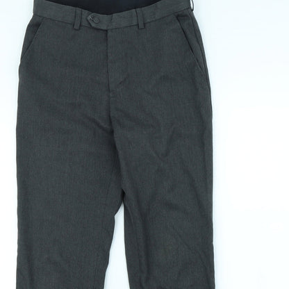 Banner Mens Grey   Dress Pants Trousers Size 30 in L30 in