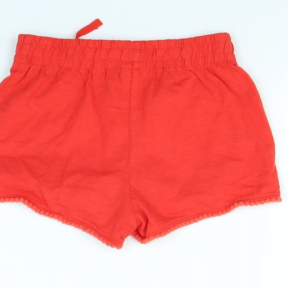 TU Girls Red   Bermuda Shorts Size 7 Years