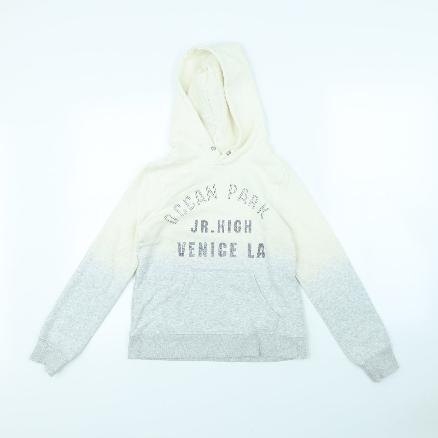 H&M Girls Grey   Pullover Hoodie Size 10 Years