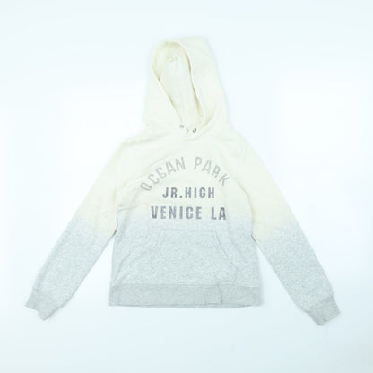 H&M Girls Grey   Pullover Hoodie Size 10 Years